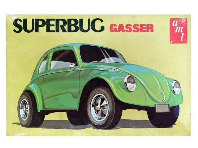VW Superbug 80s Gasser AMT modelbouw |
