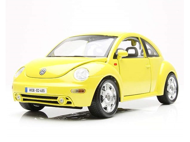 De andere dag sieraden toekomst Volkswagen New Beetle Geel Schaal 1:18 | 12021Y