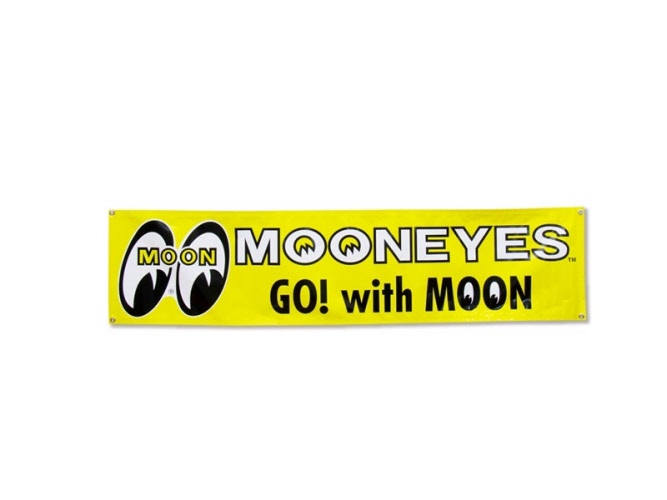 Door Lock Knobs - Mooneyes - Yellow - AA112MN